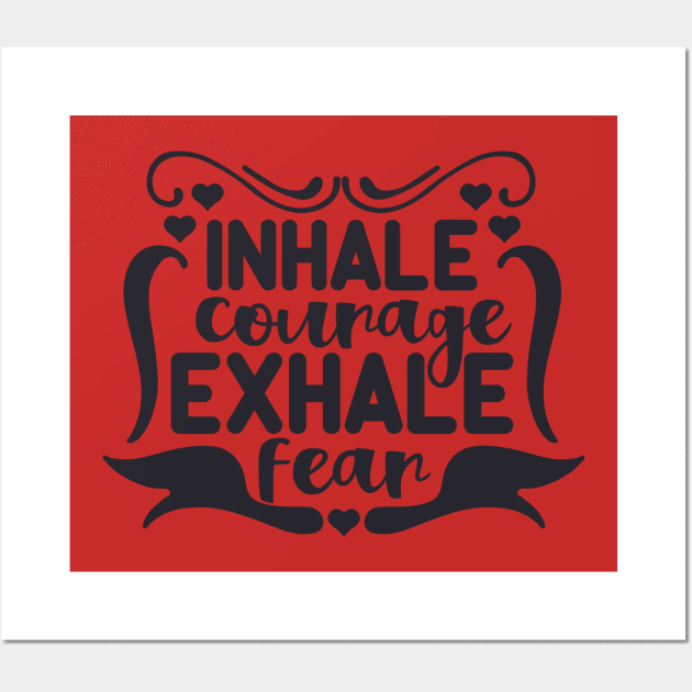 inhale & exhale Wall Art by holidaystore